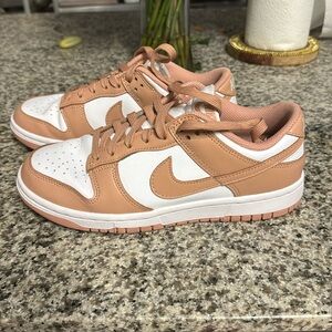 7.5 Rose Gold Nike Dunks